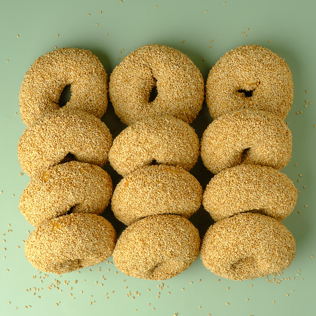 Toasted Sesame Bagels